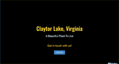 Desktop Screenshot of claytorlakeva.com